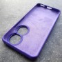 Чехол для Huawei Honor 90, Silicone Case, с логотипом, темно-фиолетовый