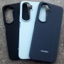 Чехол для Huawei Honor 90 Lite, Silicone Case, с логотипом, голубой