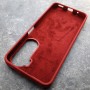Чехол для Huawei Honor 90 Lite, Silicone Case, с логотипом, красный