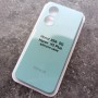 Чехол для Honor X5 Plus, Silicone Case, с логотипом, ментол