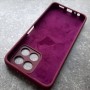 Чехол для телефона Huawei Honor X6 / X8, Silicone Case с логотипом Mi, марсала