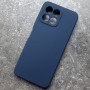 Чехол для Huawei Honor X6, Silicone Case, темно-синий матовый