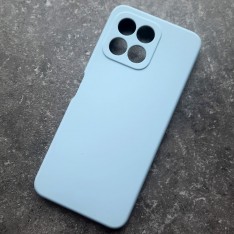 Чехол для Huawei Honor X6, Silicone Case, светло-голубой