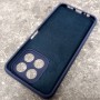 Чехол для Honor X6B, Silicone Case, с логотипом, синий