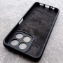 Чехол для Honor X6B, Silicone Case, с логотипом, черный