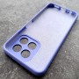 Чехол для Honor X6B, Silicone Case, с логотипом, фиалка