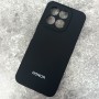 Чехол для Honor X6C, Silicone Case, с логотипом, черный