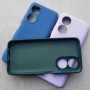 Чехол Silicone Cover для Huawei Honor X7, темно-зеленый