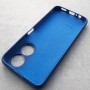 Чехол Silicone Cover для Huawei Honor X7, синий