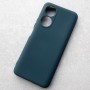 Чехол Silicone Cover для Huawei Honor X7, темно-зеленый