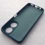Чехол Silicone Cover для Huawei Honor X7, темно-зеленый