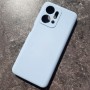 Чехол для Huawei Honor X7A, Silicone Case, светло-голубой