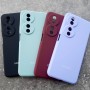 Чехол для Huawei Honor X7B, Silicone Case, с логотипом, марсала
