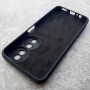 Чехол для Huawei Honor X7B, Silicone Case, с логотипом, черный