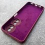 Чехол для Huawei Honor X7B, Silicone Case, с логотипом, марсала