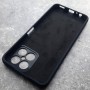 Чехол для Huawei Honor X8, Silicone Case, с логотипом, черный