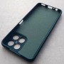 Чехол Silicone Cover для Huawei Honor X8, темно-зеленый