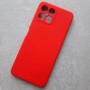Чехол для телефона Хонор Икс 8, Silicone Cover, красный