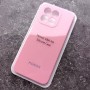 Чехол для Honor X8A, Silicone Case, с логотипом, розовый