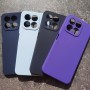 Чехол для Huawei Honor X8A, Silicone Case, темно-синий матовый
