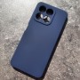 Чехол для Huawei Honor X8A, Silicone Case, темно-синий матовый