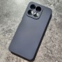 Чехол для Huawei Honor X8A, Silicone Case, темно-сине-серый матовый