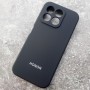 Чехол для Huawei Honor X8B, Silicone Case, с логотипом, черный