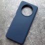 Чехол для Huawei Honor X9, Silicone Case, темно-синий матовый