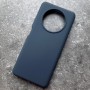 Чехол для Huawei Honor X9, Silicone Case, темно-сине-серый матовый