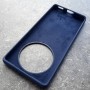 Чехол для Huawei Honor X9A, Silicone Case, темно-синий матовый