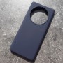 Чехол для Huawei Honor X9A, Silicone Case, темно-сине-серый матовый