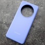 Чехол для Huawei Honor X9B, Silicone Case, с логотипом, фиолетовый