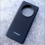 Чехол для Honor X9C, Silicone Case, с логотипом, черный