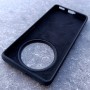 Чехол для Honor X9C, Silicone Case, с логотипом, черный