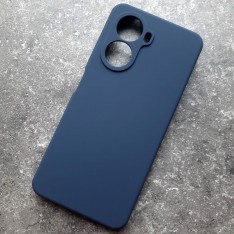 Чехол для Huawei Nova 10SE, Silicone Case, темно-синий матовый