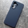 Чехол для Huawei Nova 10SE, Silicone Case, темно-сине-серый матовый