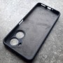 Чехол для Huawei Nova 10SE, Silicone Case, темно-сине-серый матовый