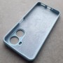 Чехол для Huawei Nova 10SE, Silicone Case, с логотипом голубой