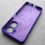 Huawei Nova 10SE, Silicone Case, с логотипом темно-фиолетовый
