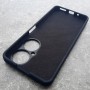 Чехол для Huawei Nova 11i, Silicone Case, с логотипом, черный Чехол для Huawei Nova 11i, Silicone Case, с логотипом, черный