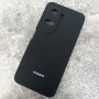 Чехол для Huawei Nova 11SE / Nova 12SE, Silicone Case, с логотипом, черный