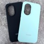 Чехол для Huawei Nova 12 / Nova 13, Silicone Case, с логотипом, мятный