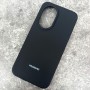 Чехол для Huawei Nova 12 / Nova 13, Silicone Case, с логотипом, черный