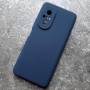 Чехол для Huawei Nova 9SE, Silicone Case, темно-синий матовый