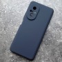 Чехол для Huawei Nova 9SE, Silicone Case, темно-сине-серый матовый
