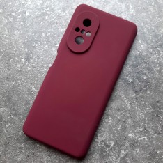 Чехол для Huawei Nova 9SE, Silicone Case, сливовый