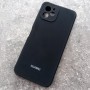 Чехол для Huawei Nova Y61 4G, Silicone Case, с логотипом, черный