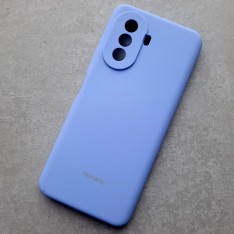 Huawei Nova Y70 / Y70 Plus чехол Silicone Case, с логотипом, фиолетовый