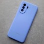 Huawei Nova Y70 / Y70 Plus чехол Silicone Case, с логотипом, фиолетовый