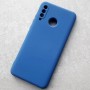 Чехол Silicone Cover для Huawei P30 Lite, темно-синий матовый